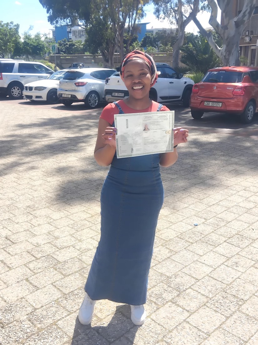 Student with licence